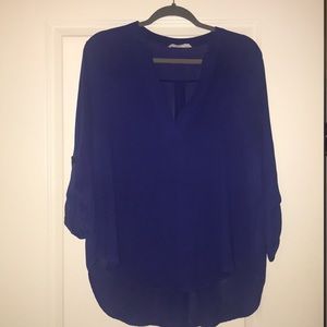 LUSH Cobalt Blue Blouse